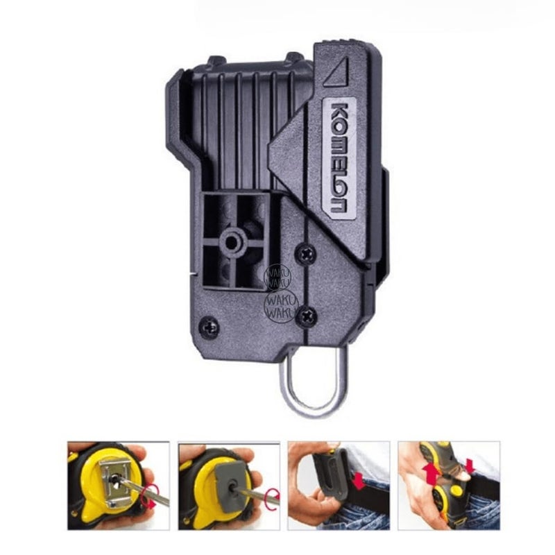 Komelon Quick-Draw Belt Clip Holder Tools for Measuring Tape - Image 2